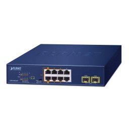 Switch Planet, Gigabit, 10 Porturi, 8 PoE, 2 SFP, 180W PoE, Neadministrat