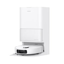 Robot de aspirare cu mop dual rotativ Dreame D20 Ultra RLD31SE, statie automata de golire praf 3.2l, 13000Pa, uscare cu aer cald, baterie 5200mAh, alb