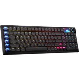 Tastatura Corsair VANGUARD Air 99 CH-91HA01B-NA, RGB LED, USB/USB Wireless, Black