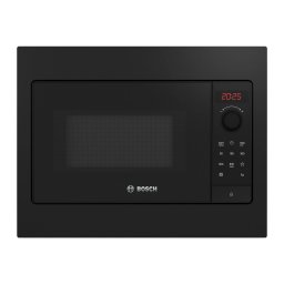 Cuptor cu microunde incorporabil BOSCH BFL523MB4, 20 Litri, 800 W, 5 nivele putere, Negru