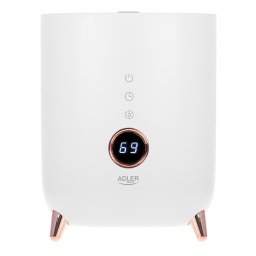 Umidificator ADLER AD 7972, ultrasonic, rezervor 4.0 litri, suprafata 35 m², Alb
