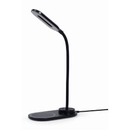 Lampa LED Gembird TA-WPC10-LED-01, Incarcator Wireless, 10W, Negru, 2893K-7072K