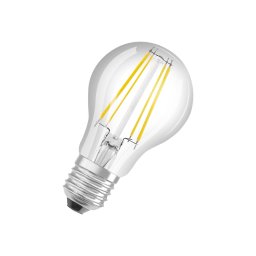 Bec LED filament Osram A40, E27, 2.5W (40W), 525lm, lumina calda (3000K), clasa energetica A