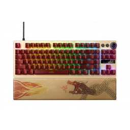 Tastatura Gaming Razer Huntsman V3 Pro Tenkeyless, US Layout, Counter-Strike 2 Edition, Mecanica, Switch-uri Optice Analogice, RGB