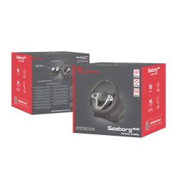 Volan si pedale gaming Genesis NGK-1567, USB, Multi-platforma, Vibratii