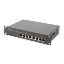 Switch Digitus, 8 porturi Gigabit PoE+, Buget PoE 80W, Neadministrat