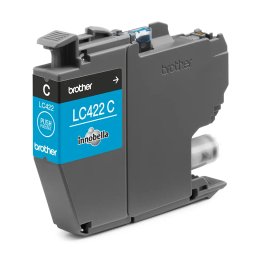 Cartus cerneala Brother LC422C, Cerneala, Cyan, 550 pagini