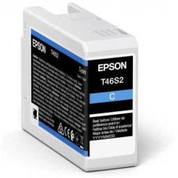 Cartus cerneala Epson SureColor SC-P700, C13T46S200, Cyan, 25 ml, Pigment