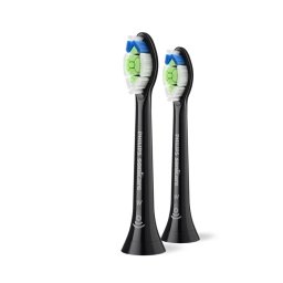 Rezerve periuta de dinti electrica Philips Sonicare Optimal White HX6062/88, 2 bucati, Negru