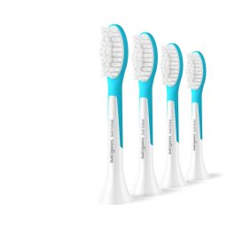 Rezerve periuta electrica Philips Sonicare pentru copii HX6044/90, 4 bucati, Alb/Albastru