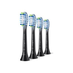 Rezerve periuta de dinti electrica Philips Sonicare Premium Plaque Defence HX9044/88, 4 bucati, Negru