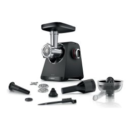 Masina de tocat carne BOSCH MFWS430B, 3 site, functie de revers, Negru