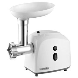 Masina de tocat carne Mesko MS 4805, Putere 600W, Bol, Sita de marime medie, Sita pentru tocat, Sita pentru mac, Piston, Masina de umplut carnati, Alb
