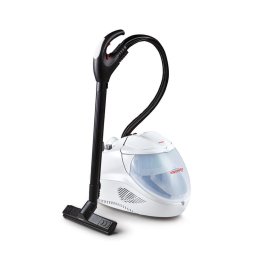 Aspirator cu abur Polti Vaporetto Lecoaspira FAV 30, 2450 W, 4 bar, 90 g/min, functie de spalare / uscare si filtrare prin apa, Alb
