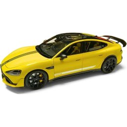 Masinuta de colectie Die-cast Xiaomi SU7 Ultra 1:18, Deschidere completa, Galben