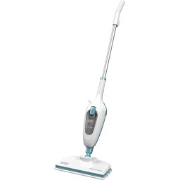 Mop cu abur Black Decker FSM13E1-QS, 0.38l, 1300 W, Alb-Verde