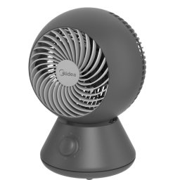 Ventilator de masa Midea MFT302R0BPK, 3 viteze, Oscilatie multiunghi, Gri inchis
