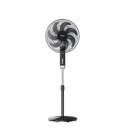 entilator de perete Midea MFS402M0BPK, diametru 40 cm, 50 W, 3 trepte de viteza, Negru