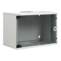 Cabinet Retea Digitus DN-19 12-U-S-1, 12U, 19 inch, Usa Sticla, Gri