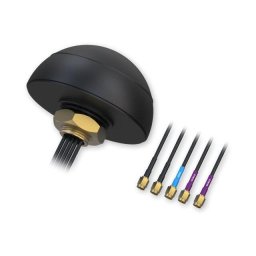 Antena TELTONIKA NETWORKS, Combo MIMO Mobile / GNSS / WiFi, Conector SMA, IP65, Lungime Cabluri 3M, Negru