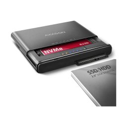 Docking Station HDD/SSD AXAGON, USB 3.2 Gen 2 Type-C, M.2, 2.5, 3.5 inch, 2 bay