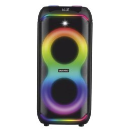 Boxa Portabila Daewoo DPS60, 60W RMS, redare USB si card, telecomanda, microfon wireless, lumini LED, mod karaoke, conectare wireless, Negru
