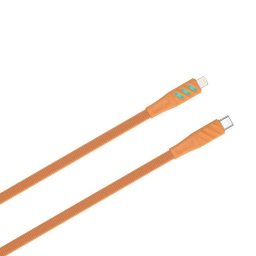 Cablu de incarcare Havit CB6255 - USB type C la Lightning, 1 m, Orange