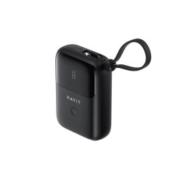 Acumulator extern Havit, PB5215, 10000mAh, USB-C, Negru