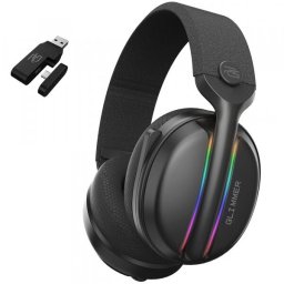 Casti gaming Proove Gaming Headphones Glimmer WHGL00022001, Microfon, 2.4GHz, Bluetooth 5.4, RGB, Ø40mm, 900mAh, Negru