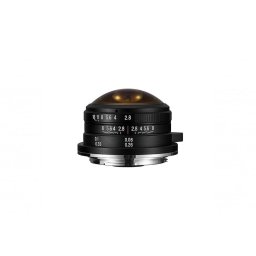 Obiectiv Manual Laowa 4mm F2.8 APS-C Circular Fisheye, FujiFilm X, FX, Negru