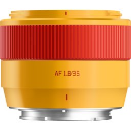 Obiectiv AF TTArtisan 35mm F1.8 Mark II APS-C STM, Sony E, NEX, Orange