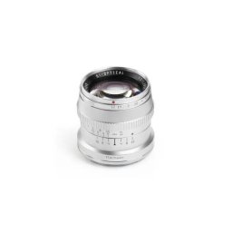 Obiectiv Manual TTArtisan 50mm F1.2 APS-C, Canon EF-M, Silver