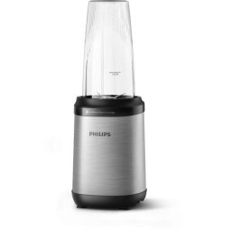 Blender Philips HR2764/00 Seria 5000, 800 W, Tehnologia si lame ProBlend Plus, Lame detasabile, Pahar de 700 ml cu capac, Design compact, Negru-Argintiu