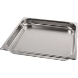 Tava neperforata BOSCH 11037094, Dimensiune L, 354x344x40mm, Otel inoxidabil