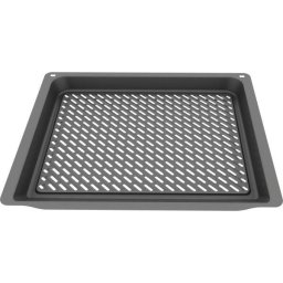 Tava de copt NEFF AirFry & Grill Z1655CA0 - 17007770, Otel emailat, L45.5cm, l37.5cm, H3.40cm, G1.2kg, Greutate maxima admisa 16kg, Maximum 350°C, DW Safe, Anthracite