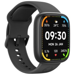 Ceas inteligent Smartwatch Maxcom EcoWatch 6, Ecran 1.83" TFT-LCD, Negru