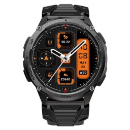 Ceas Smartwatch Maxcom FW111 CZ, Titan Chronos, 1.43 inch AMOLED Corning Gorilla Glas, IP69K, 5AT, GPS, Negru