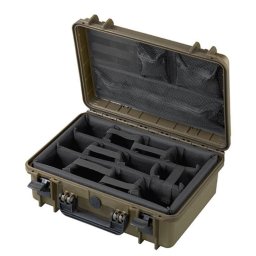 Geanta de transport Hard case Sahara MAX430CAMORG pentru echipamente de studio, Vernil