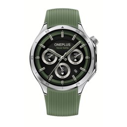 Smartwatch OnePlus Watch 3, Ecran LTPO AMOLED 1.5", Procesor Snapdragon W5, 32GB Flash, Bluetooth, NFC, Wi-Fi, IP68 5 ATM, Wear OS (Verde)