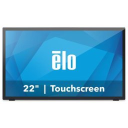 Monitor LED Elo 21.5" 2270L, Full HD (1920 x 1080), VGA, HDMI, DisplayPort, Touchscreen, Boxe, Negru
