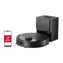 Aspirator robot Roborock Q10 PF+ B, aspirator si mop cu statie de golire automata, 10.000 Pa, baterie 5.200 mAh, Autonomie 150 min, Navigatie AI, Recipient praf 2.7L, Lifable Mop, Suport Alexa si Google Home, Negru