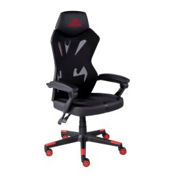 Scaun gaming Redragon Spider King, reglabil, Negru/Rosu