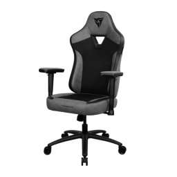 Scaun Gaming Ergonomic ThunderX3 EAZE MESH, Max 125 kg, Cotiere 2D, Suport lombar si gat din spuma, Mecanism SYNC4, Negru/Gri