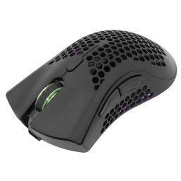 Mouse gaming Wireless White Shark GM-5012 LIONEL, 10.000 dpi, 6 butoane, RGB, Negru
