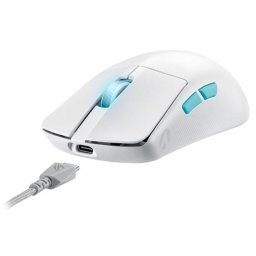 Mouse Gaming Wireless ASUS ROG HARPE ACE AIM LAB EDITION, 36000 DPI, senzor optic ROG AimPoint, ROG Micro Switches, 54g, Alb