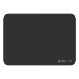 Mouse Pad Tellur SmoothClick M, margini cusute, 350 x 250 x 3 mm, Negru