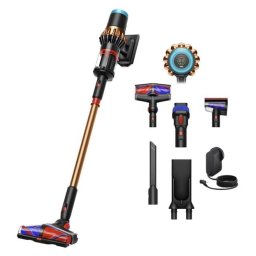 Aspirator vertical fara fir Dyson V16 Piston Animal™ 492963-01, Autonomie 70 minute, Recipient 1.3 l, Ecran LCD, Filtru HEPA, 900 W (Negru/Maro)