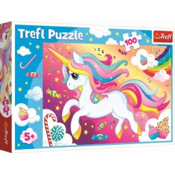 PUZZLE TREFL 100 FRUMOSUL UNICORN