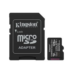 Card de memorie KINGSTON Canvas Select Plus SDCS3/128GB, 128GB, Clasa 10 + Adaptor SD