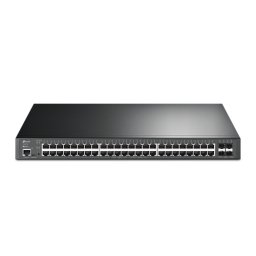 Switch TP-LINK Gigabit TL-SG3452XP, 48 porturi, PoE+, Black